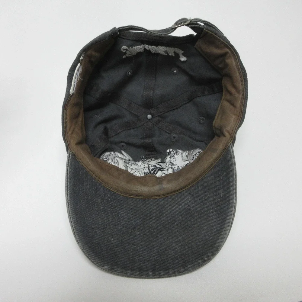 Looney‎ Tunes Hat Cap Strapback Men OS Cartoon Embroidered Gray That's All Folks